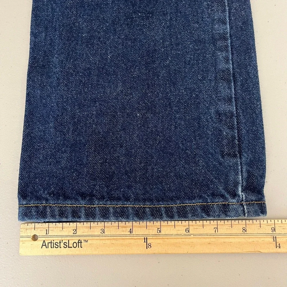 Old Navy Blue Jeans Womens 12 Regular Bootcut Dark Rinse Denim‎ 100% Cotton Vtg
